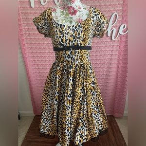 Bernie Dexter Retro Animal Leopard Print Dress 🐆👗